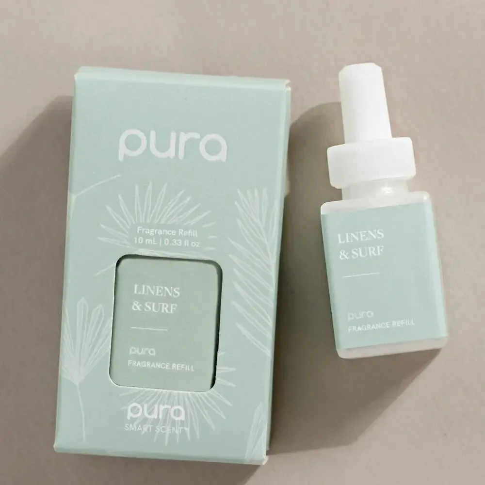Pura Smart Scent Fragrance Refills 4 Pack Water Lily Bergamot Mango Linens